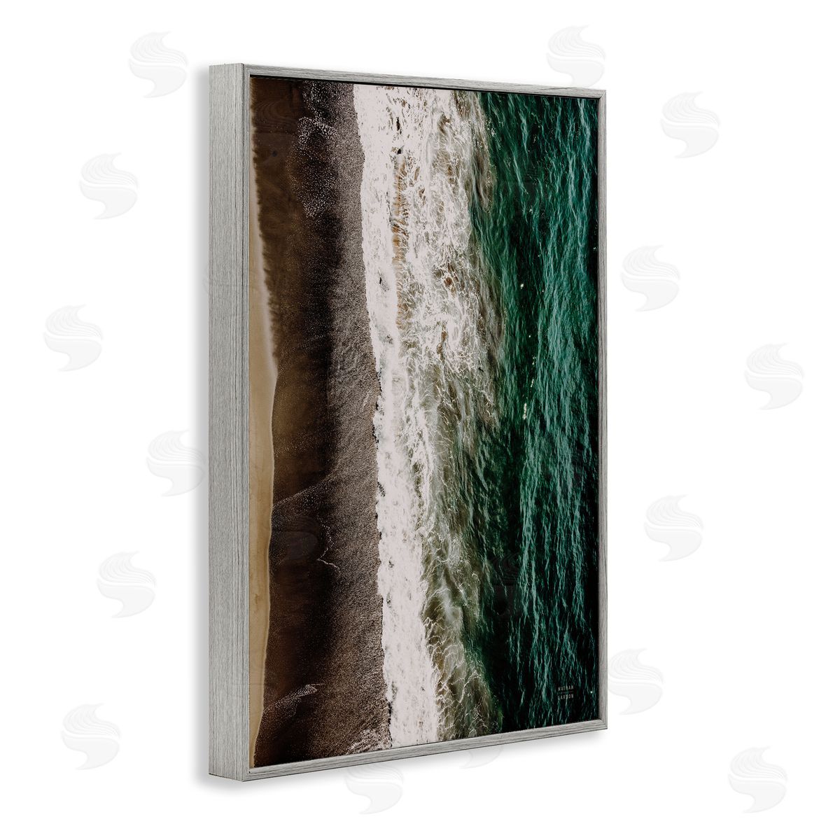 Nathan Larson Move Gently Vertical Coast Canvas Wall Art Print