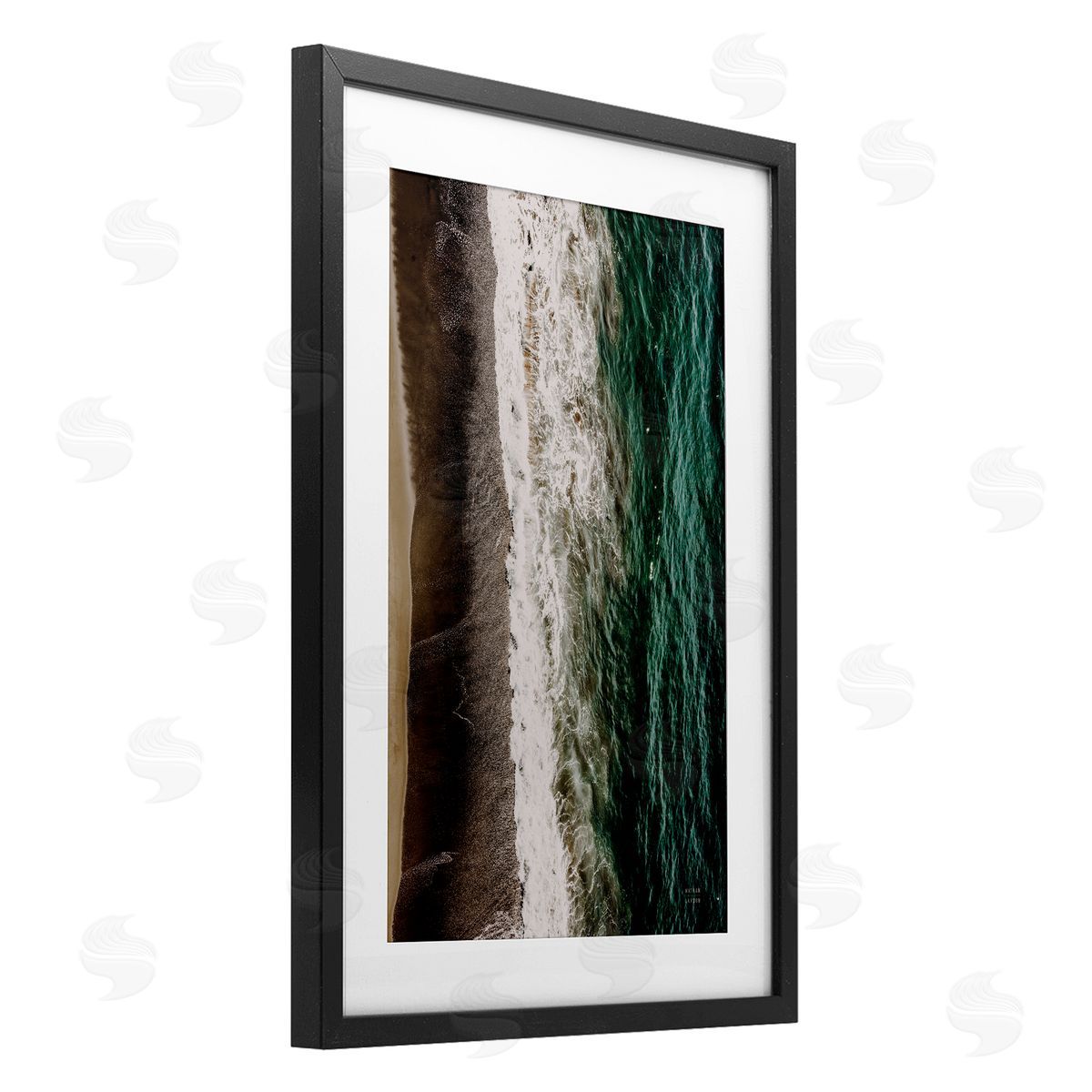 Nathan Larson Move Gently Vertical Coast Canvas Wall Art Print
