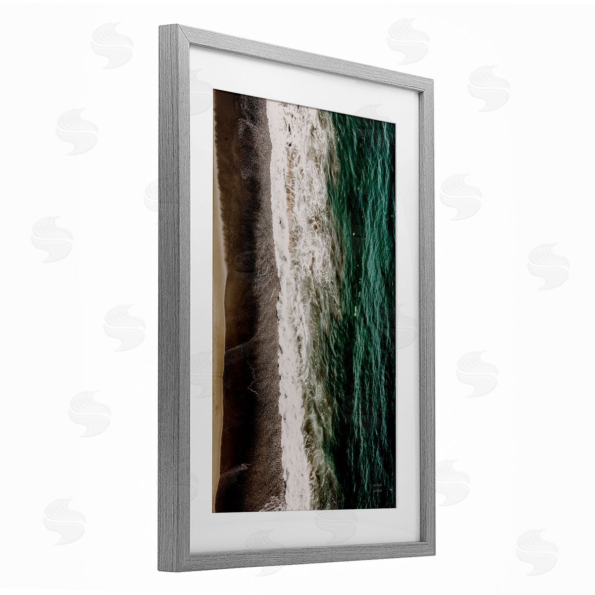 Nathan Larson Move Gently Vertical Coast Canvas Wall Art Print