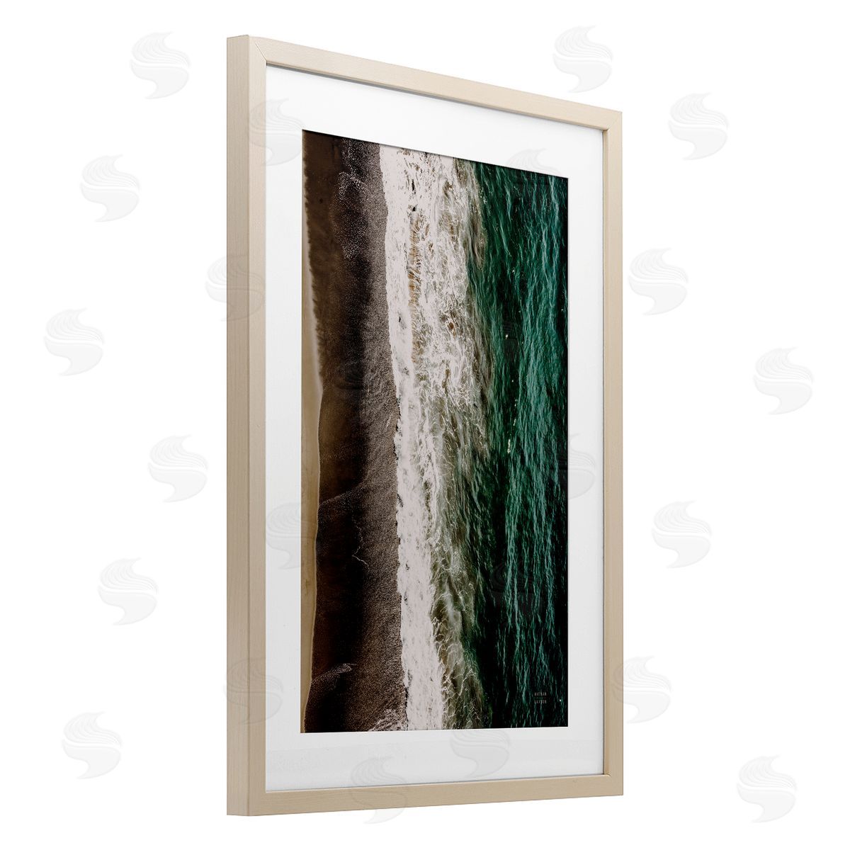 Nathan Larson Move Gently Vertical Coast Canvas Wall Art Print