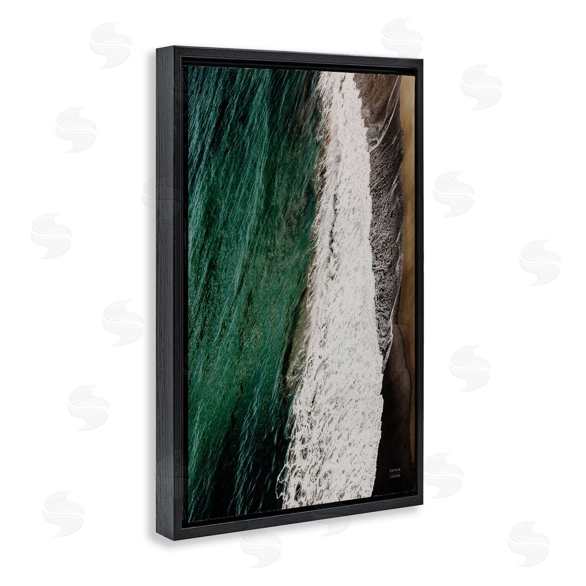Nathan Larson Move Gently Coastline Canvas Wall Art Print
