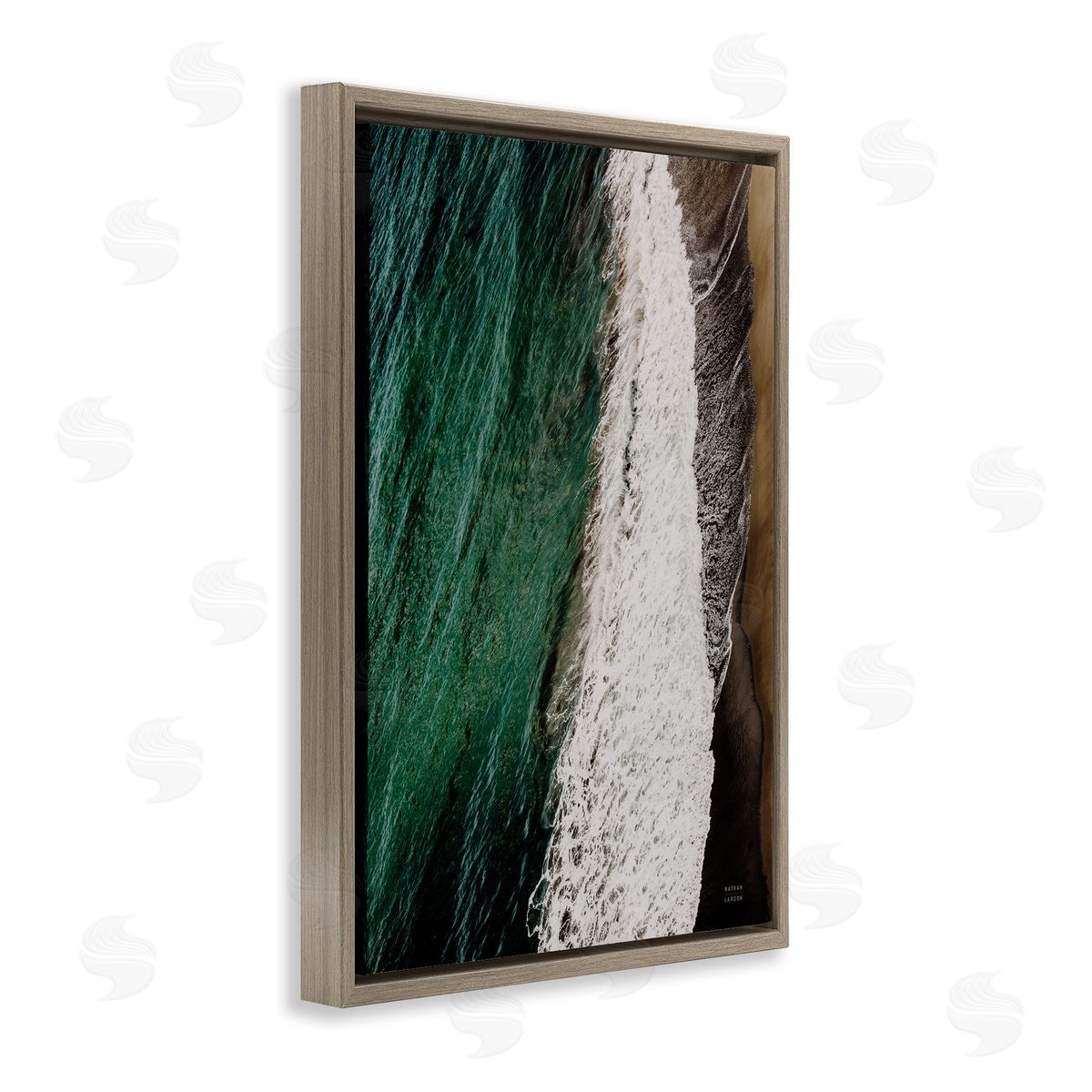 Nathan Larson Move Gently Coastline Canvas Wall Art Print