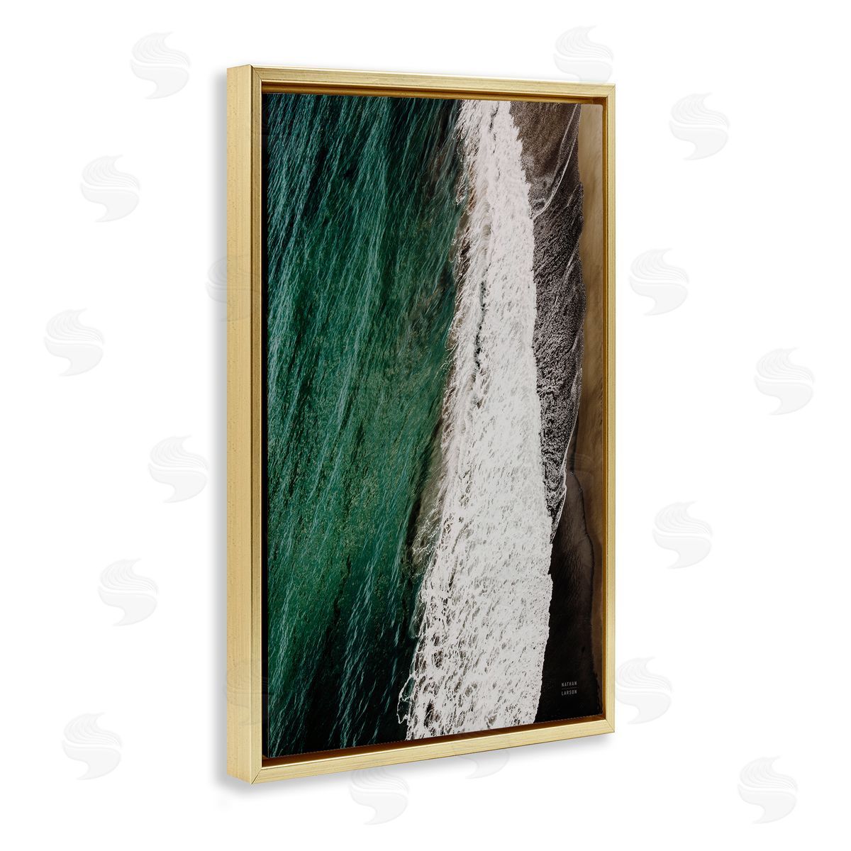 Nathan Larson Move Gently Coastline Canvas Wall Art Print