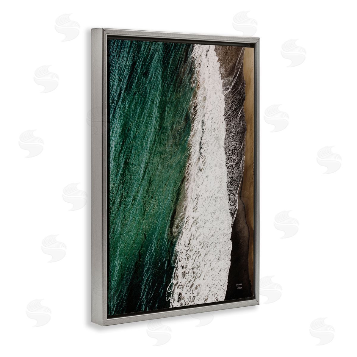 Nathan Larson Move Gently Coastline Canvas Wall Art Print