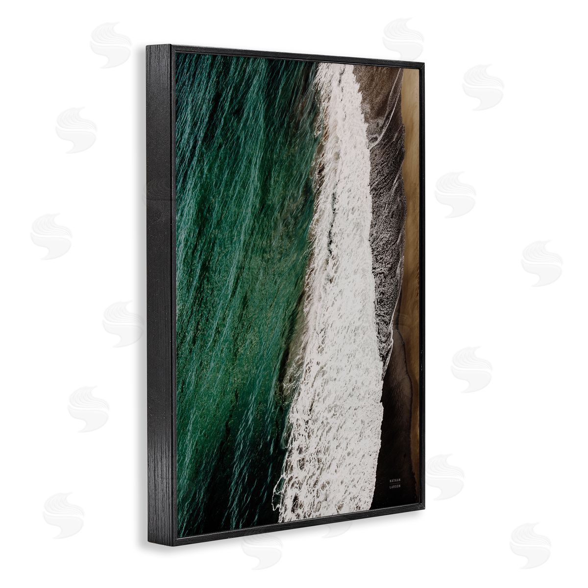 Nathan Larson Move Gently Coastline Canvas Wall Art Print