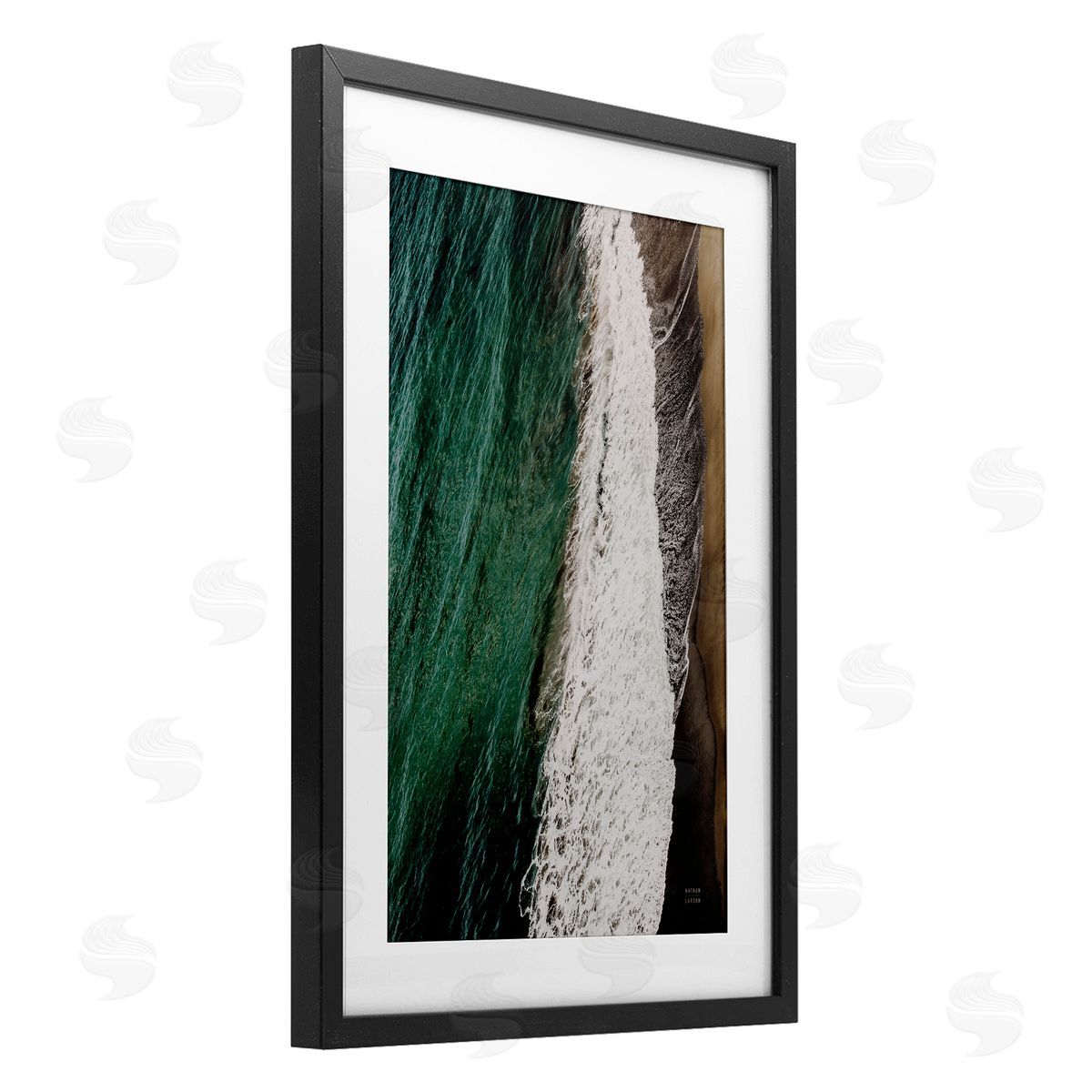 Nathan Larson Move Gently Coastline Canvas Wall Art Print