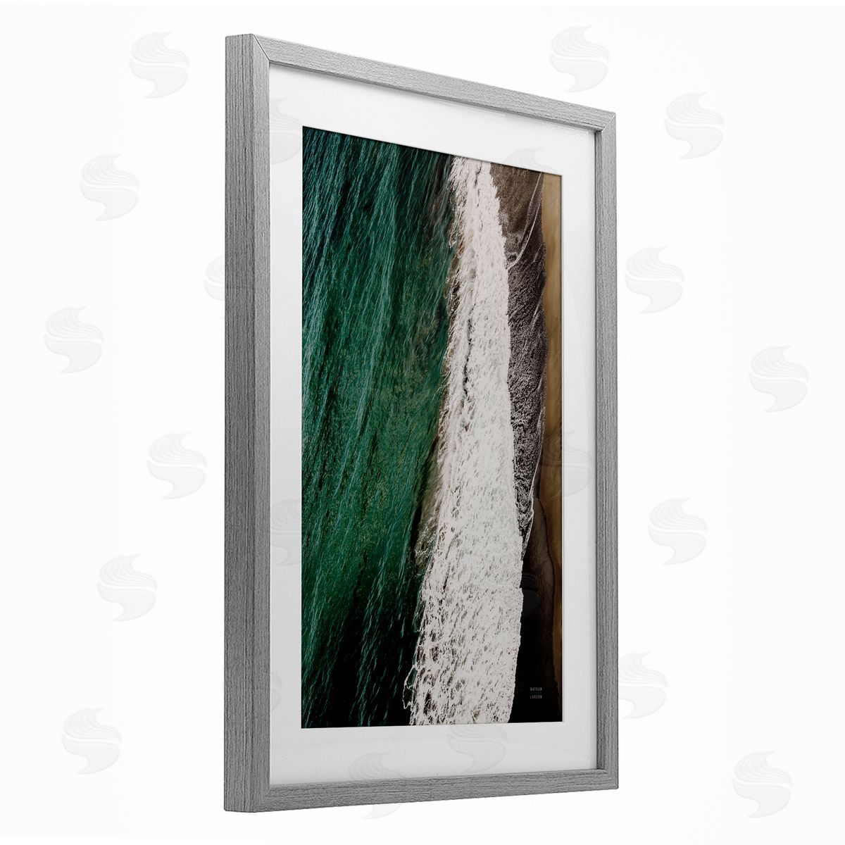 Nathan Larson Move Gently Coastline Canvas Wall Art Print