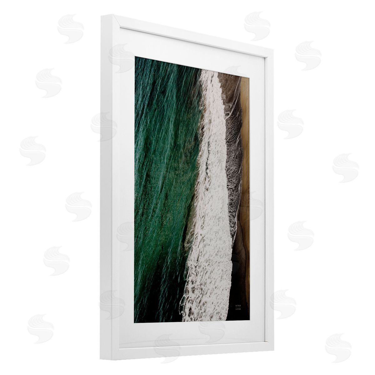 Nathan Larson Move Gently Coastline Canvas Wall Art Print