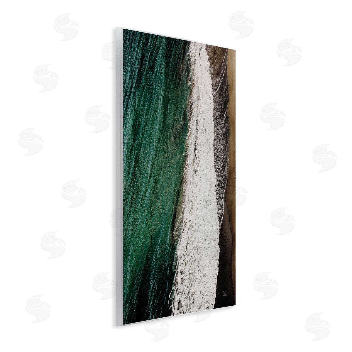 Nathan Larson Move Gently Coastline Canvas Wall Art Print