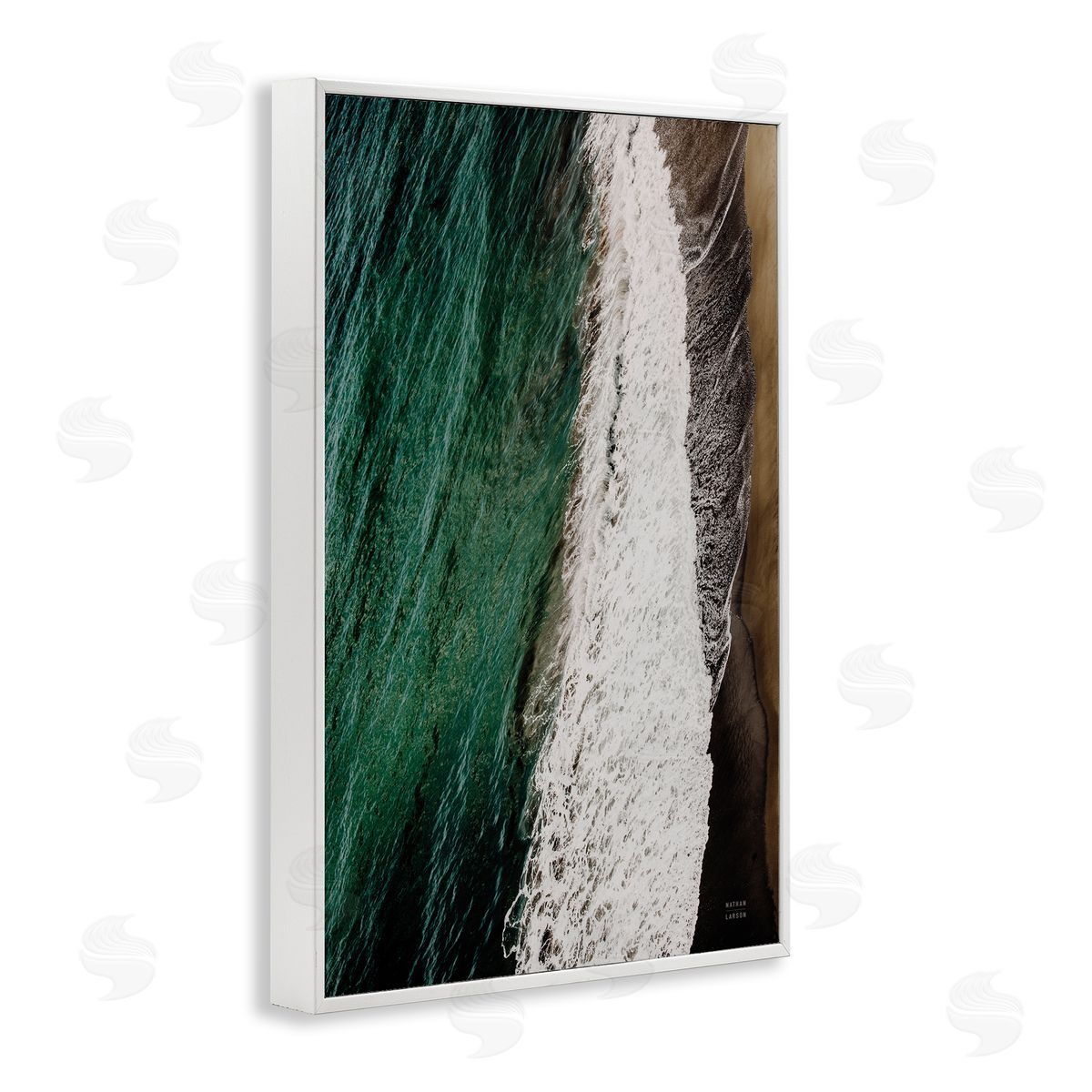 Nathan Larson Move Gently Coastline Canvas Wall Art Print