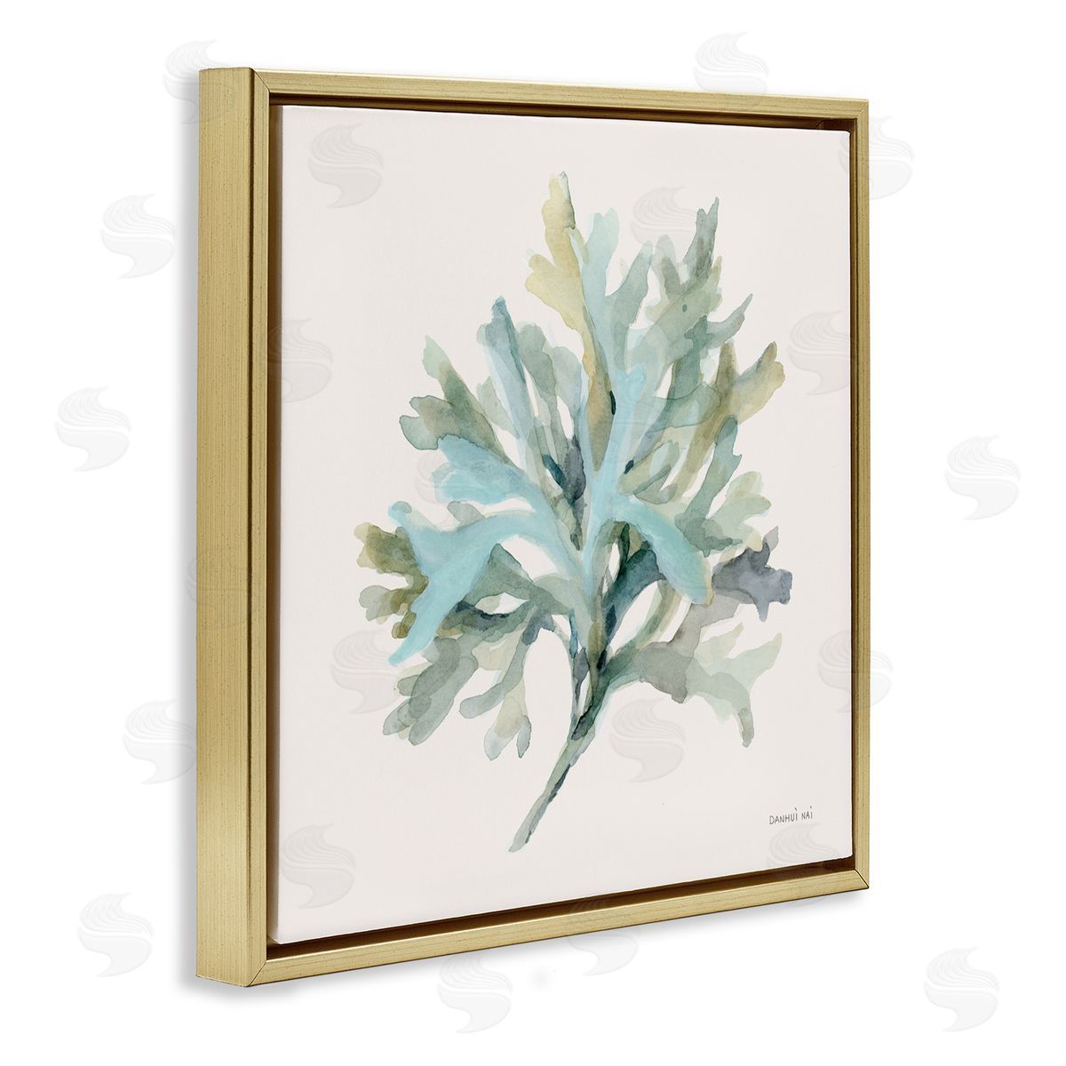 Danhui Nai Coastal Bliss Coral Branch Canvas Wall Art Print