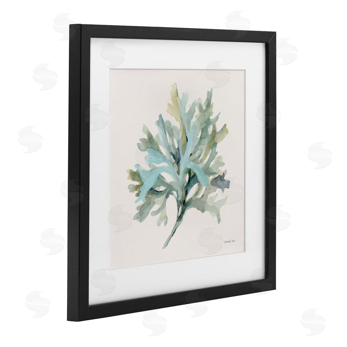 Danhui Nai Coastal Bliss Coral Branch Canvas Wall Art Print