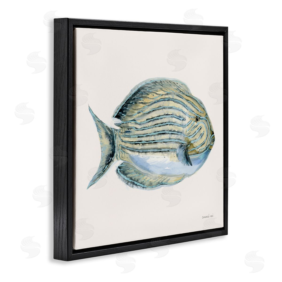 Danhui Nai Coastal Bliss Fish Canvas Wall Art Print