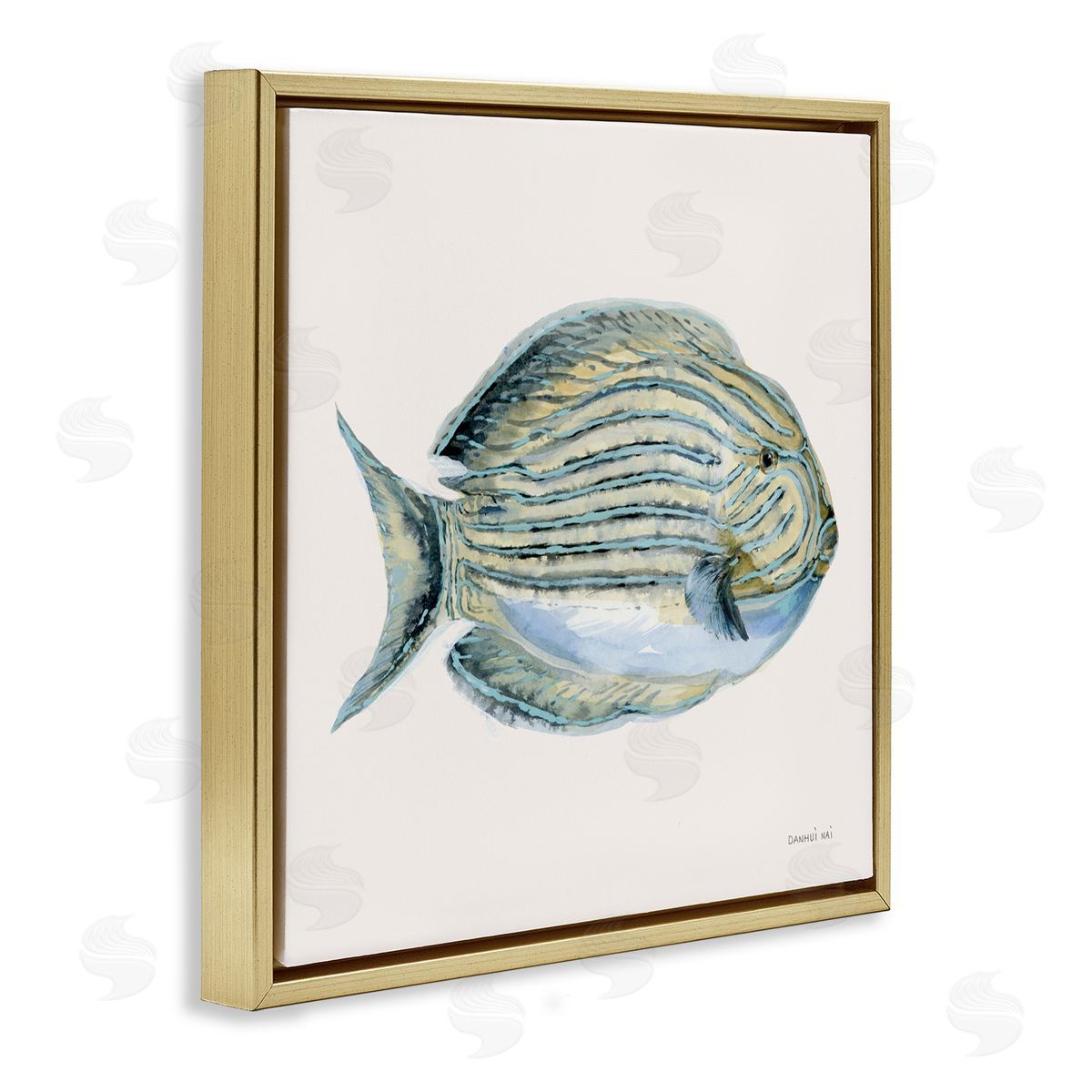 Danhui Nai Coastal Bliss Fish Canvas Wall Art Print