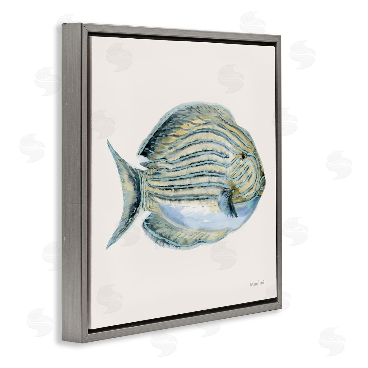 Danhui Nai Coastal Bliss Fish Canvas Wall Art Print