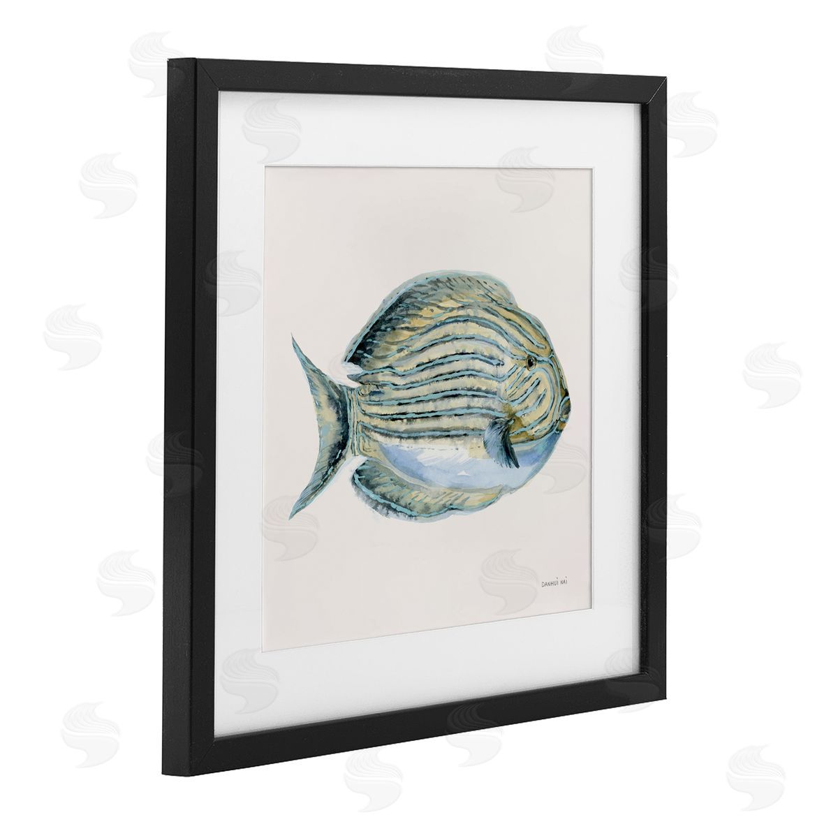 Danhui Nai Coastal Bliss Fish Canvas Wall Art Print