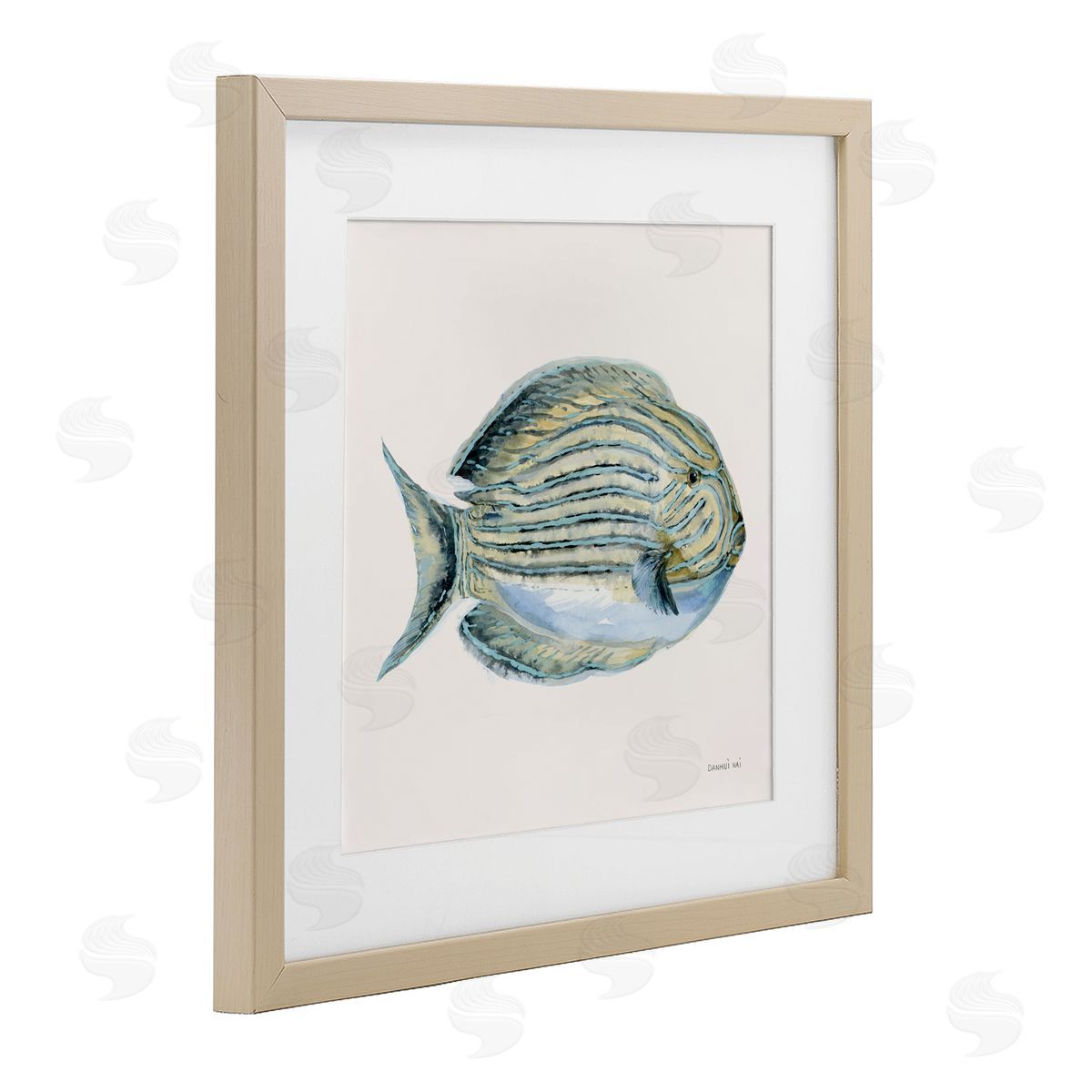 Danhui Nai Coastal Bliss Fish Canvas Wall Art Print