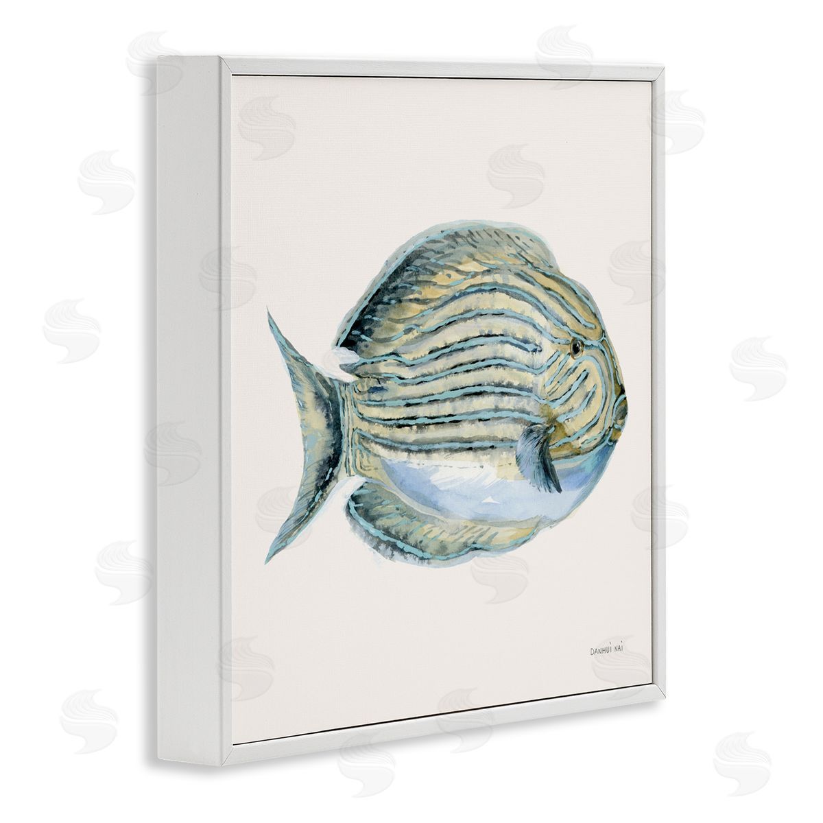 Danhui Nai Coastal Bliss Fish Canvas Wall Art Print