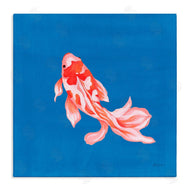 Yvette St. Amant | Blue Vibrant Koi Fish