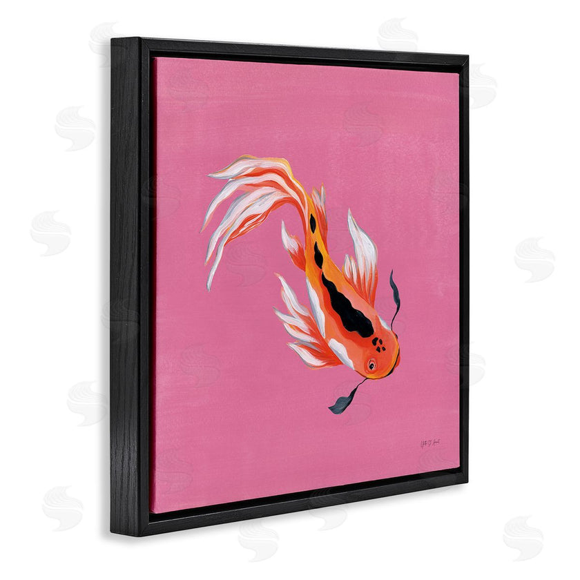 Yvette St. Amant | Pink Vibrant Koi Fish