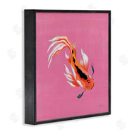 Yvette St. Amant | Pink Vibrant Koi Fish