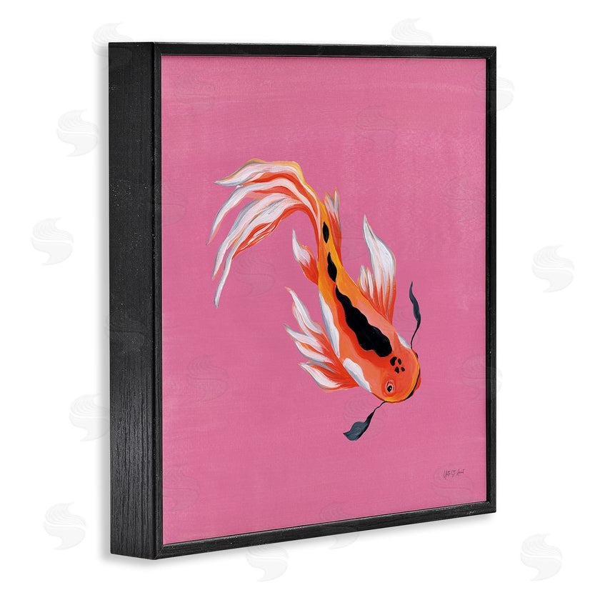 Yvette St. Amant | Pink Vibrant Koi Fish