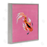 Yvette St. Amant | Pink Vibrant Koi Fish