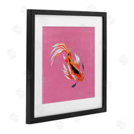 Yvette St. Amant | Pink Vibrant Koi Fish