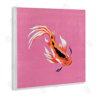 Yvette St. Amant | Pink Vibrant Koi Fish