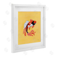 Yvette St. Amant | Colorful Koi on Yellow