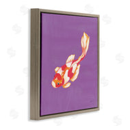 Yvette St. Amant | Colorful Koi on Purple