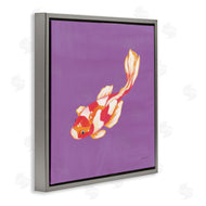 Yvette St. Amant | Colorful Koi on Purple