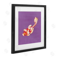 Yvette St. Amant | Colorful Koi on Purple