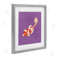 Yvette St. Amant | Colorful Koi on Purple