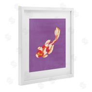 Yvette St. Amant | Colorful Koi on Purple