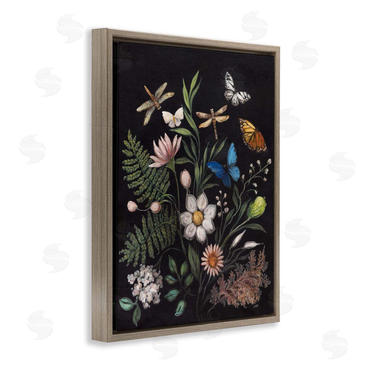 Julia Purinton Gothic Botanical Herbs Canvas Wall Art Print