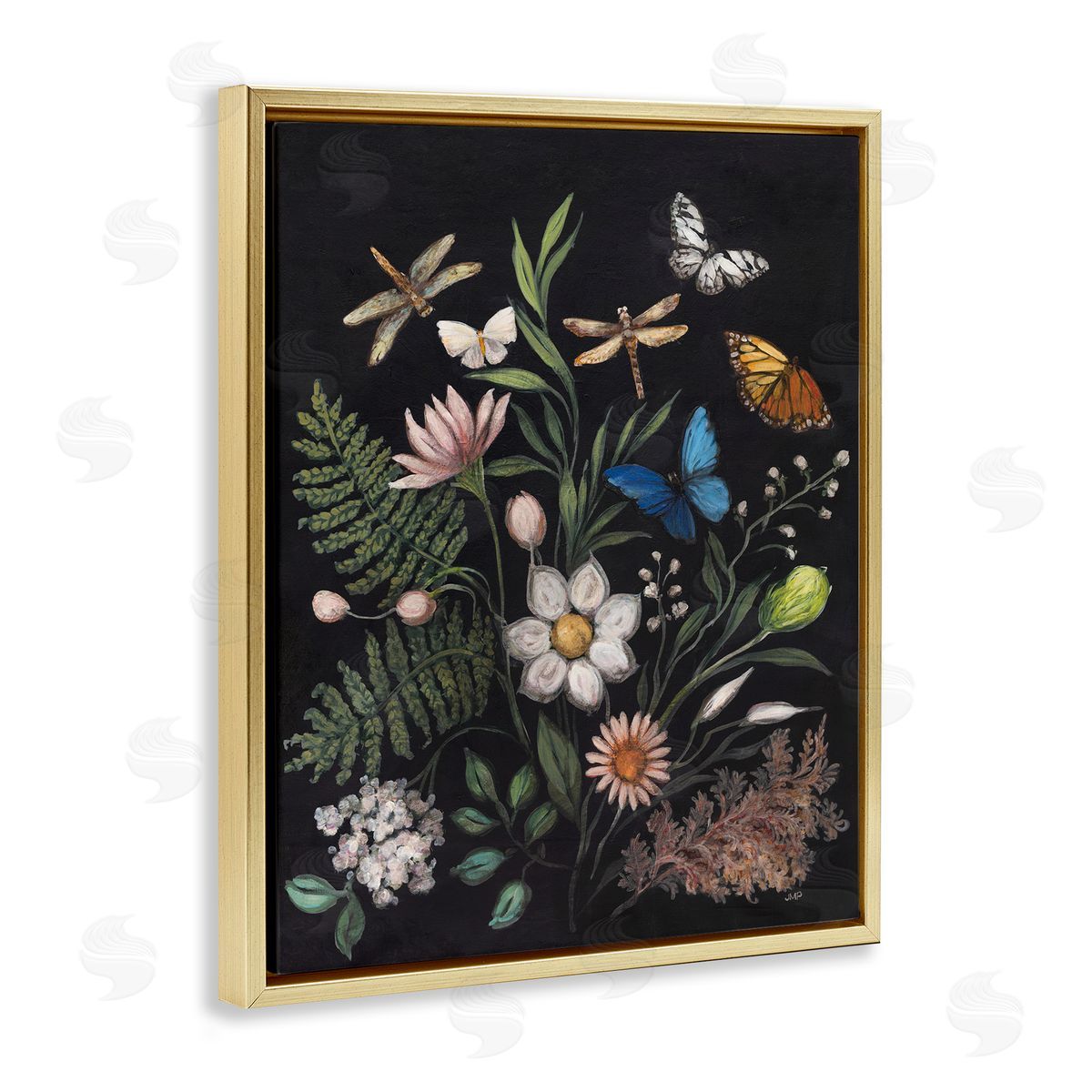 Julia Purinton Gothic Botanical Herbs Canvas Wall Art Print