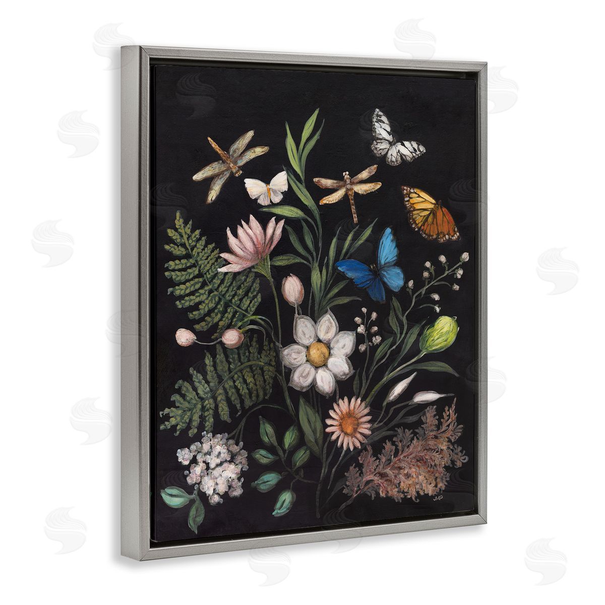 Julia Purinton Gothic Botanical Herbs Canvas Wall Art Print