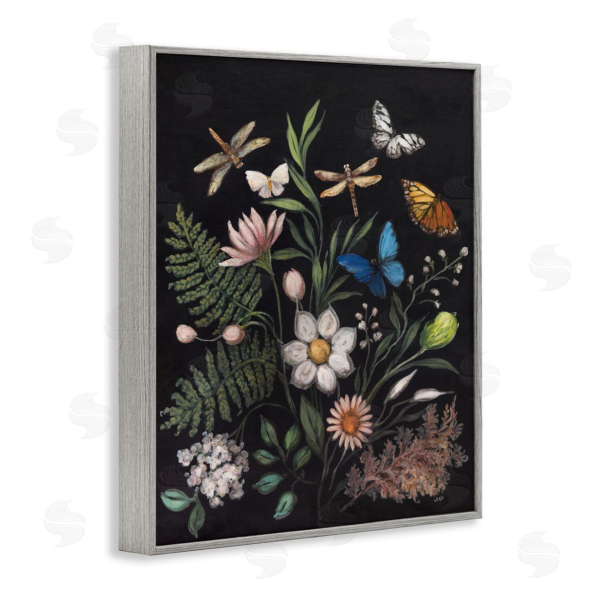 Julia Purinton Gothic Botanical Herbs Canvas Wall Art Print