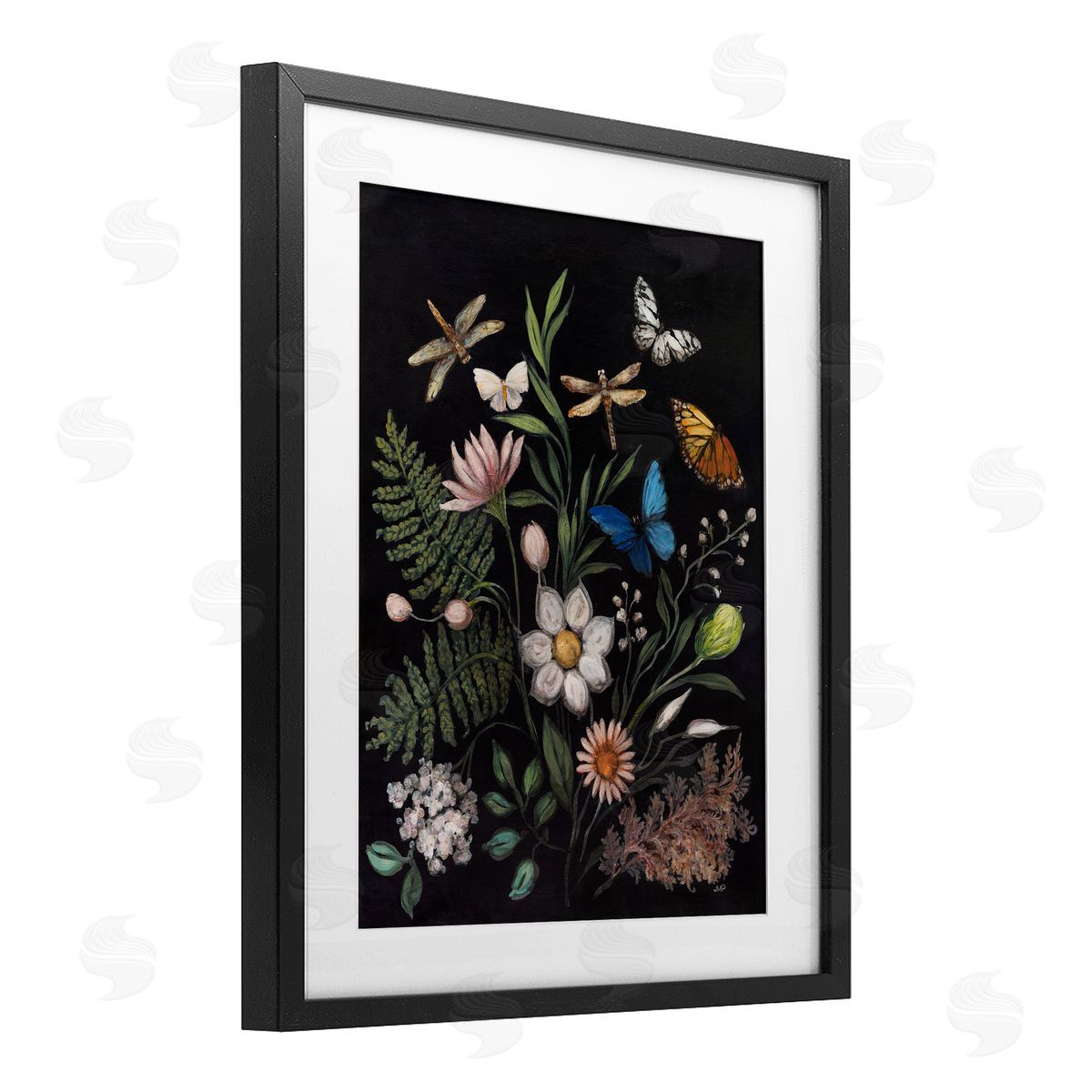 Julia Purinton Gothic Botanical Herbs Canvas Wall Art Print