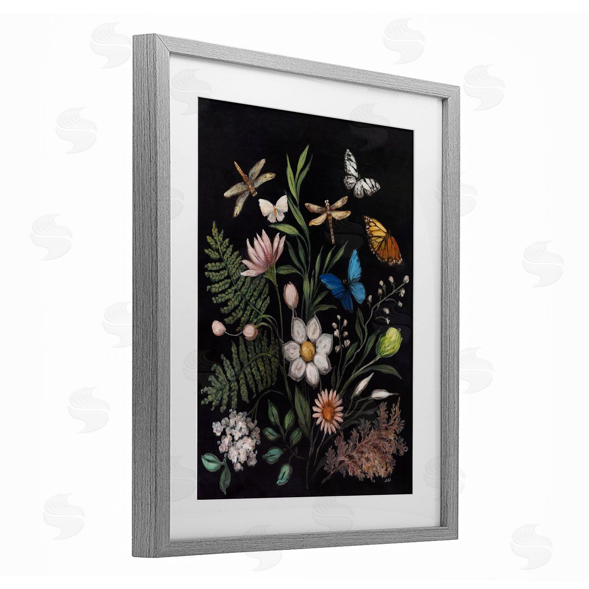 Julia Purinton Gothic Botanical Herbs Canvas Wall Art Print