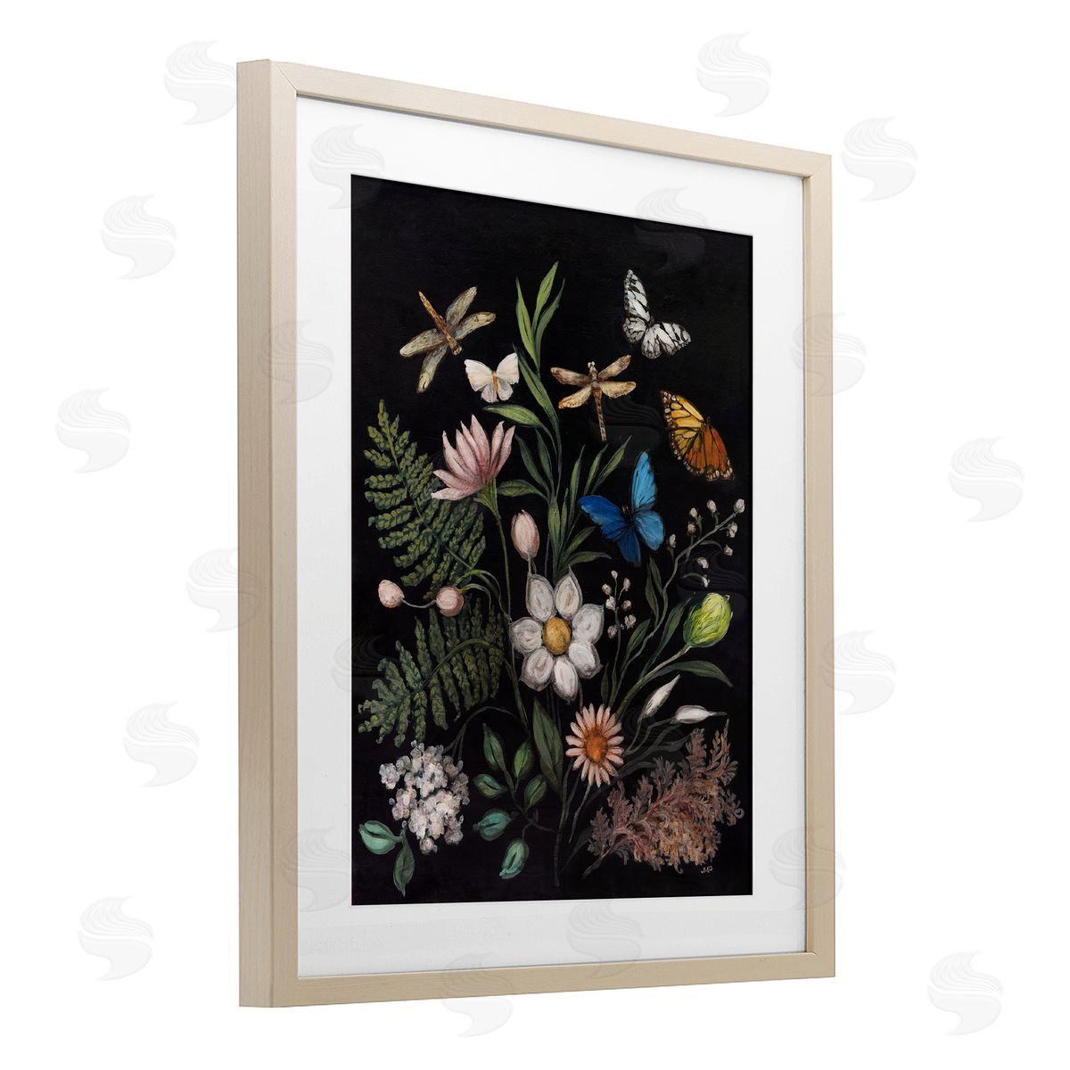 Julia Purinton Gothic Botanical Herbs Canvas Wall Art Print