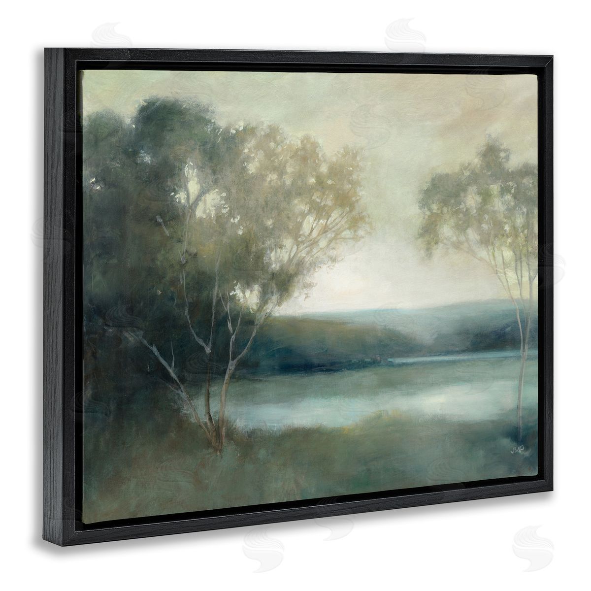 Julia Purinton Peaceful Early Lake Canvas Wall Art Print