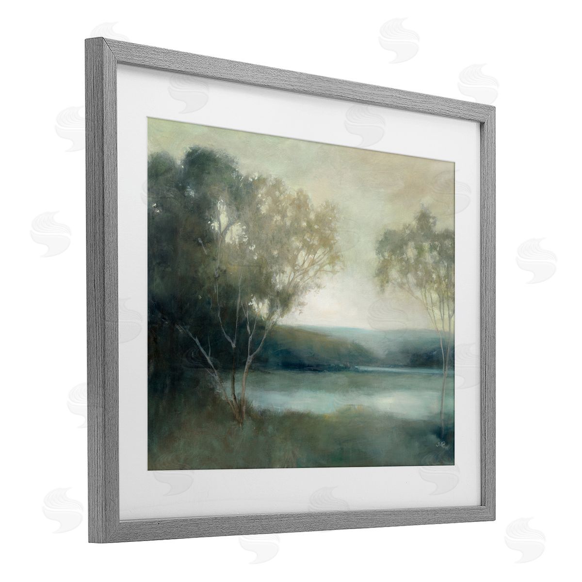 Julia Purinton Peaceful Early Lake Canvas Wall Art Print