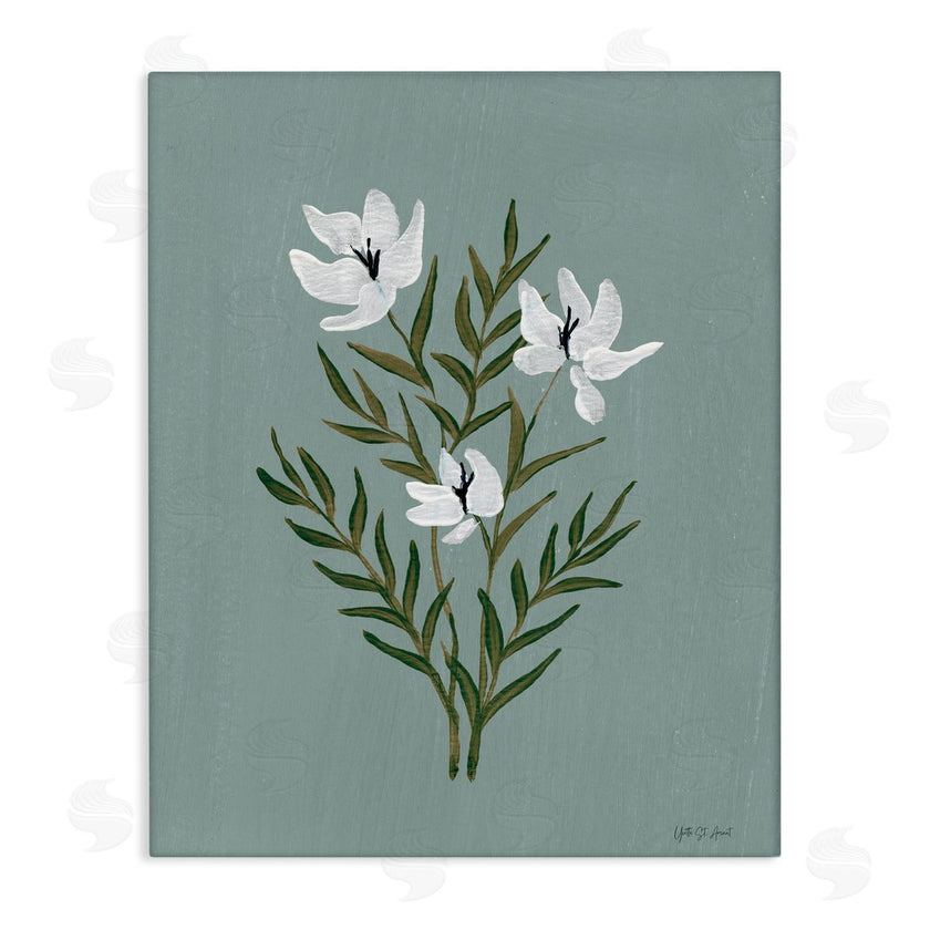 Yvette St. Amant | Slate Blue Little Flower