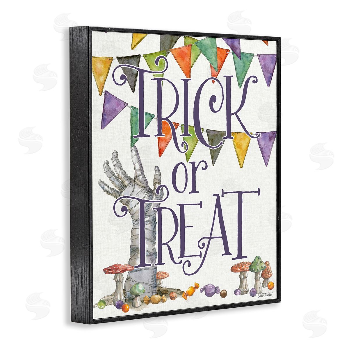 Leslie Trimbach Spellbound Trick Or Treat Canvas Wall Art Print