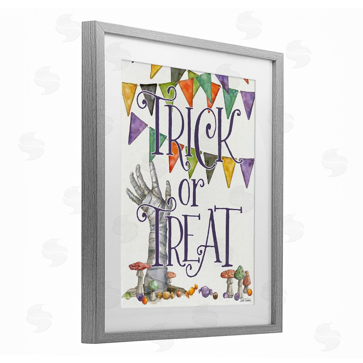 Leslie Trimbach Spellbound Trick Or Treat Canvas Wall Art Print