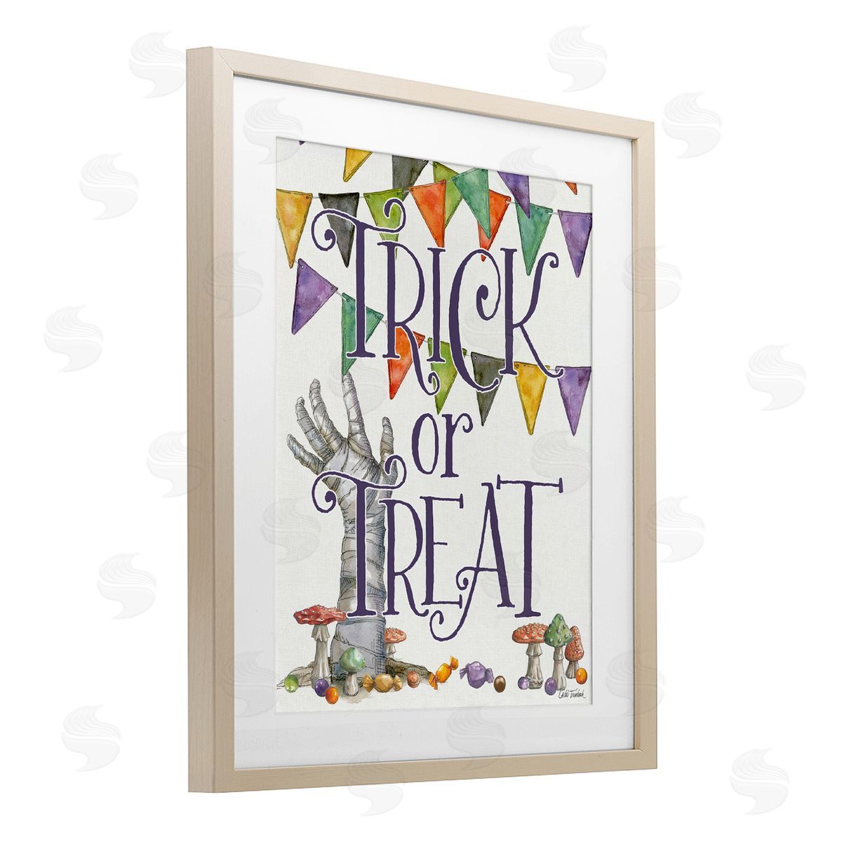 Leslie Trimbach Spellbound Trick Or Treat Canvas Wall Art Print