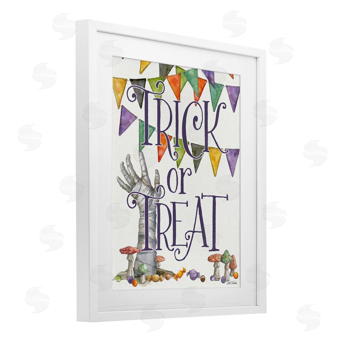 Leslie Trimbach Spellbound Trick Or Treat Canvas Wall Art Print
