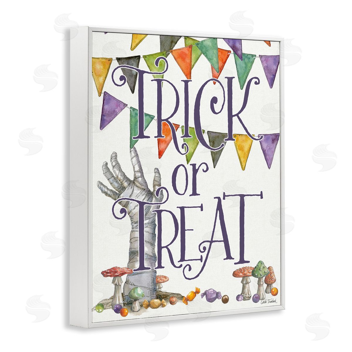 Leslie Trimbach Spellbound Trick Or Treat Canvas Wall Art Print